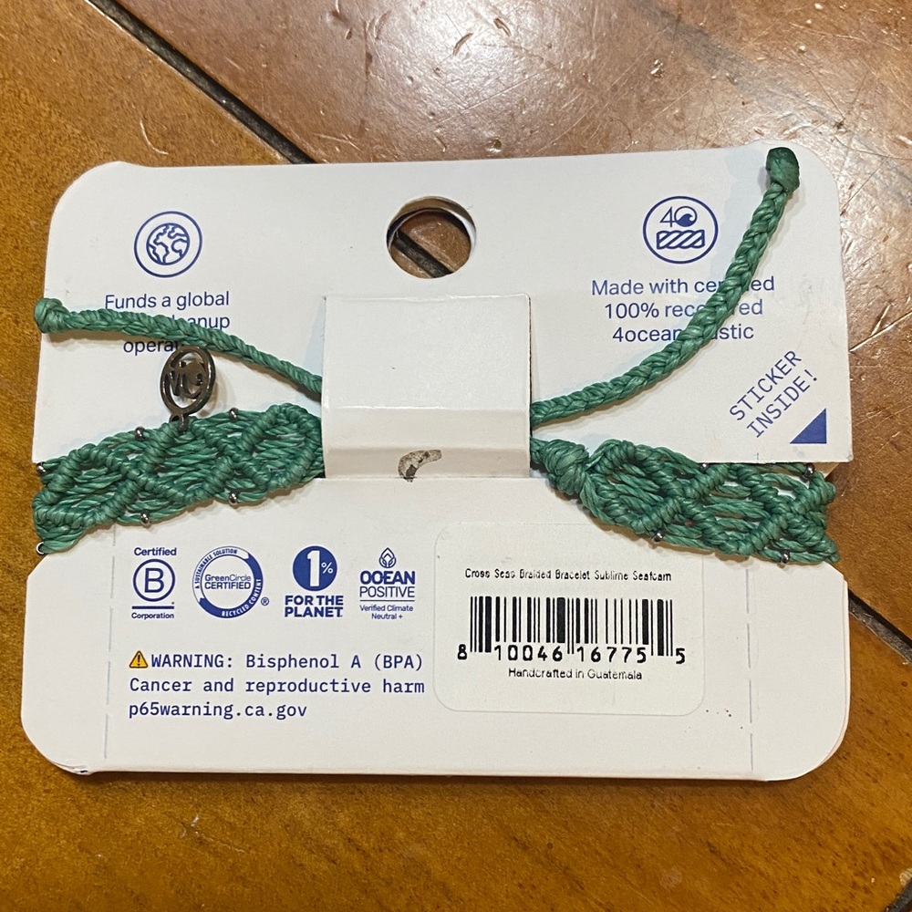 4Ocean Bracelet. Funds global Ocean Cleanup. NWT - Picture 2 of 2
